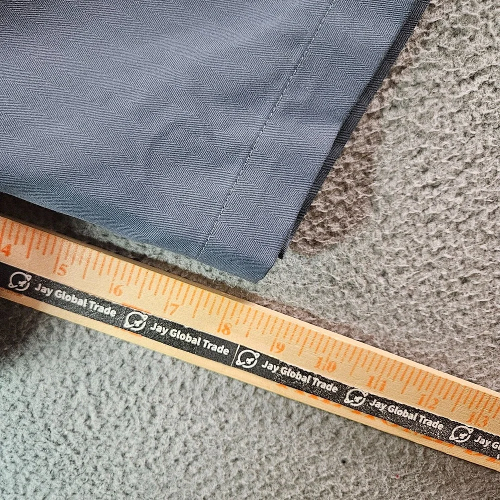 Donald Ross Shorts‎ Men 38 x 8.5 Flat Front Graynish Blue